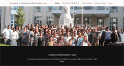 Desktop Screenshot of lindseyfamilyreunion.com